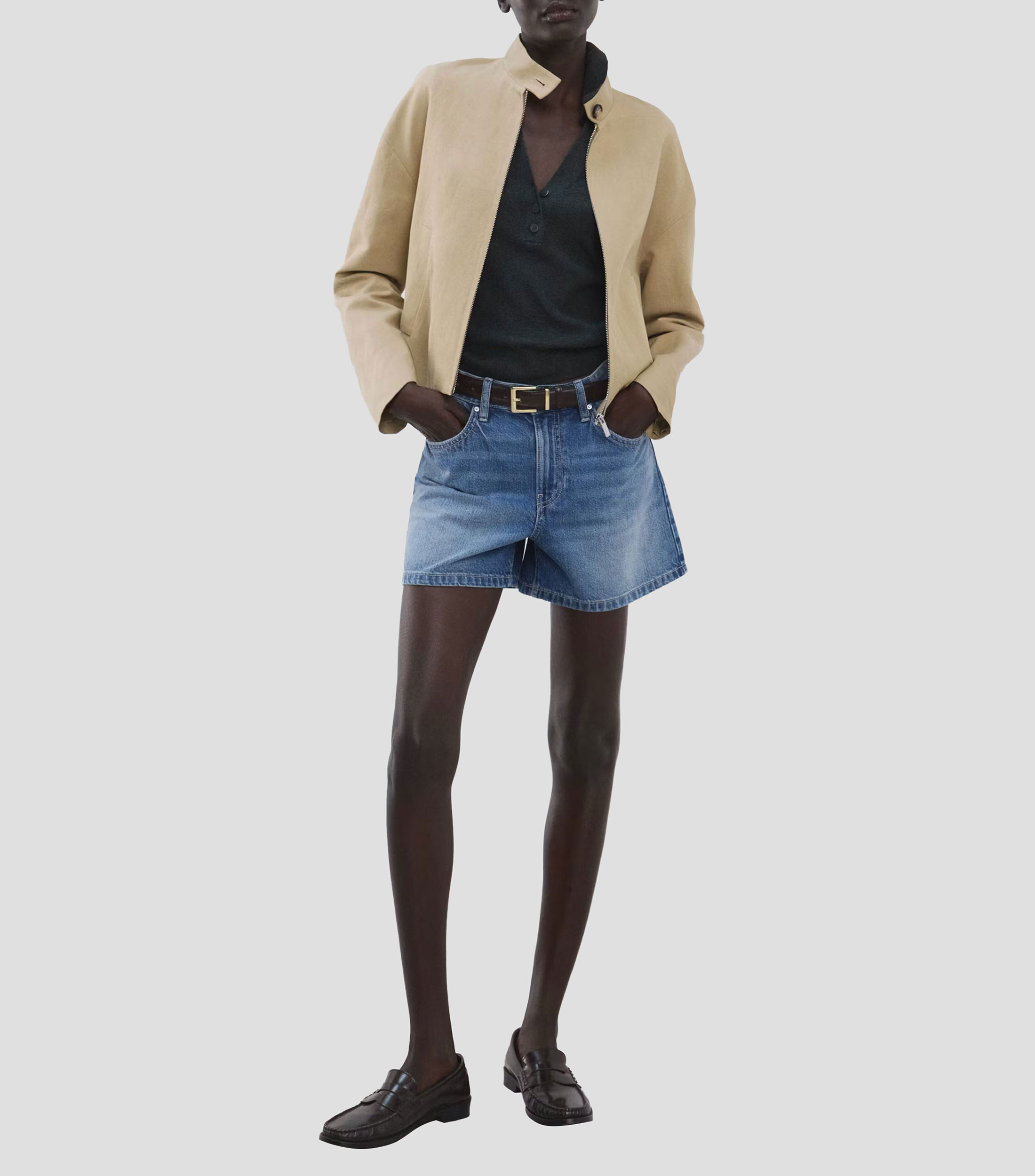 Short deslavado Mujer